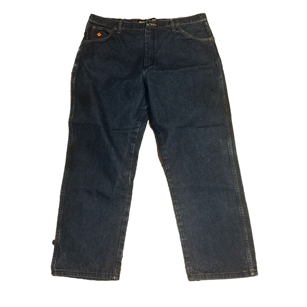 Wrangler FR Jean Mens 40x32 Blue Riggs Workwear Flame Resistant FR3
